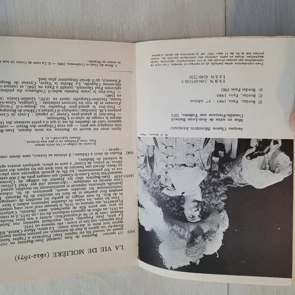 Moliere  Le Bourgeois Gentilhomme Paperback Bordos French Play - Picture 3 of 4